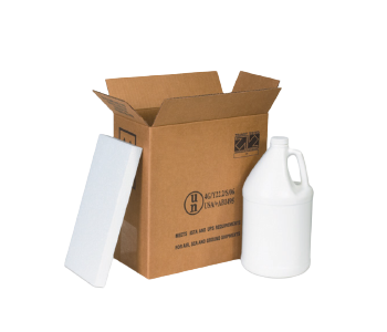 Haz Mat Plastic Jug Foam Shipper Kit