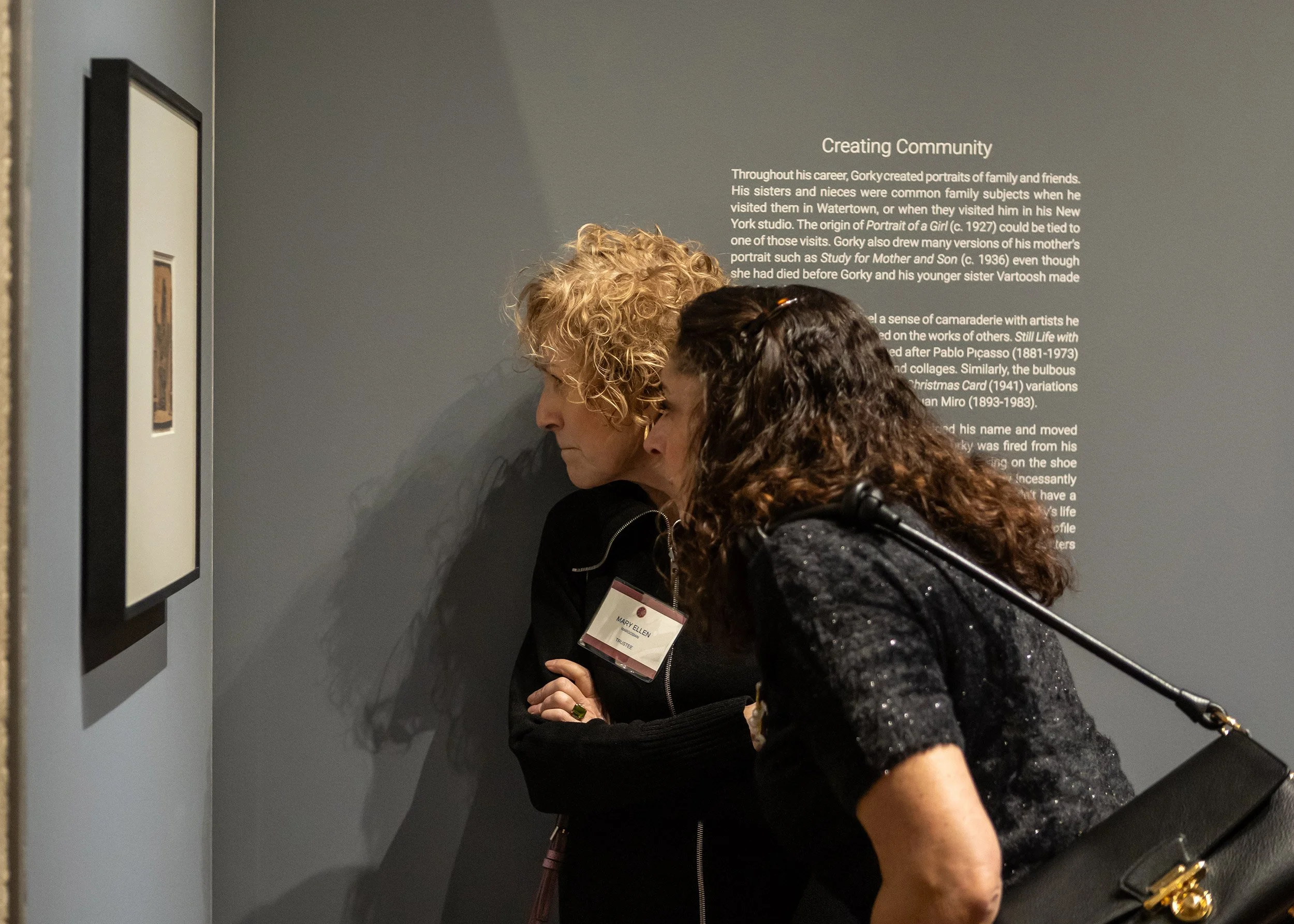 Arshile Gorky: Redrawing Community &amp;&nbsp;Connections Exhibition Opening