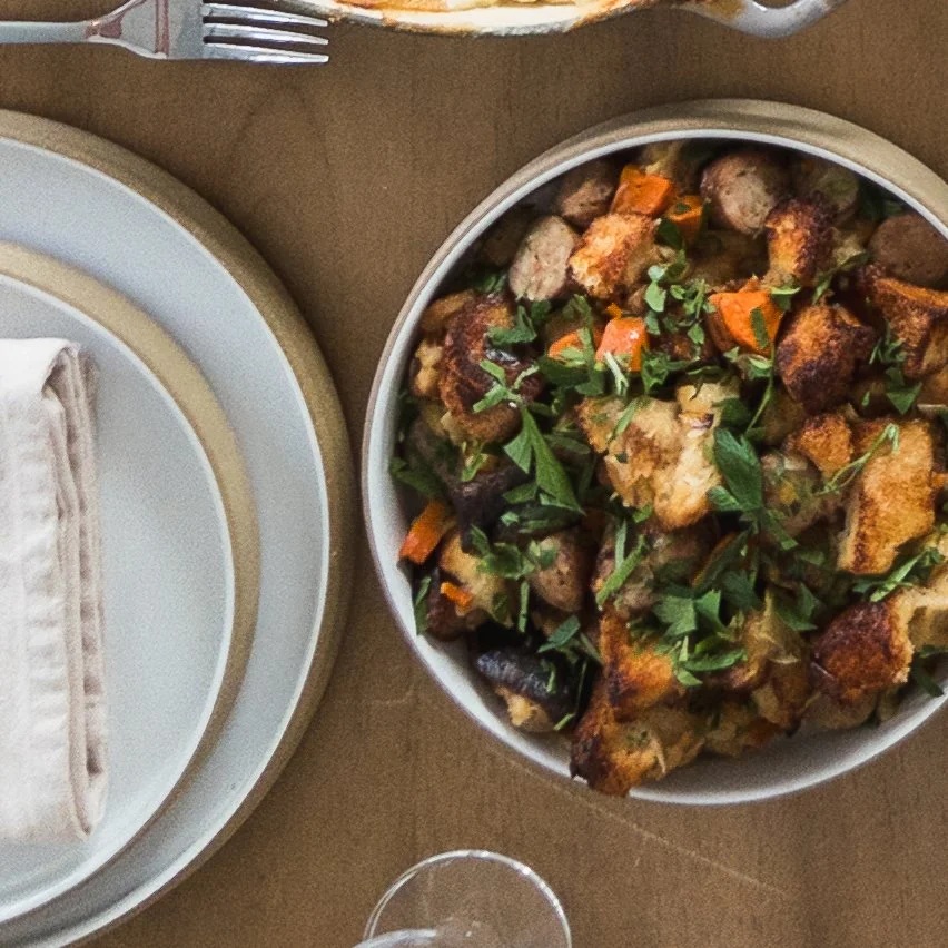 Sausage Sourdough Stuffing