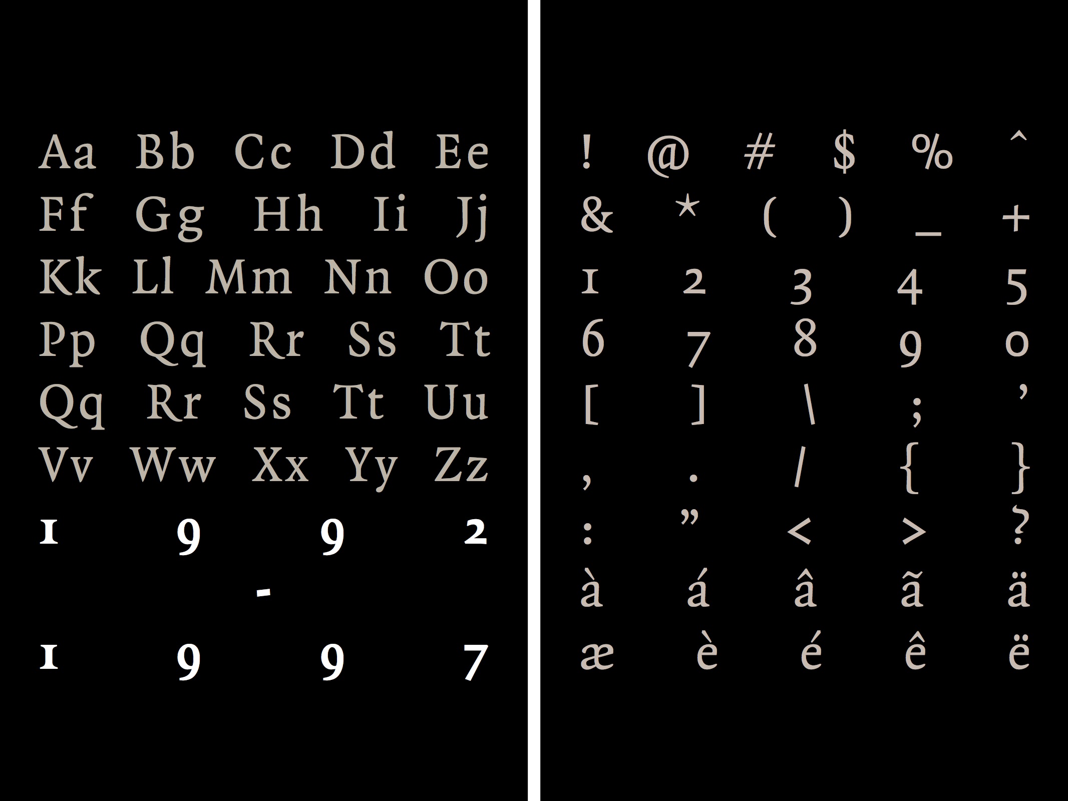 Typography Elanask