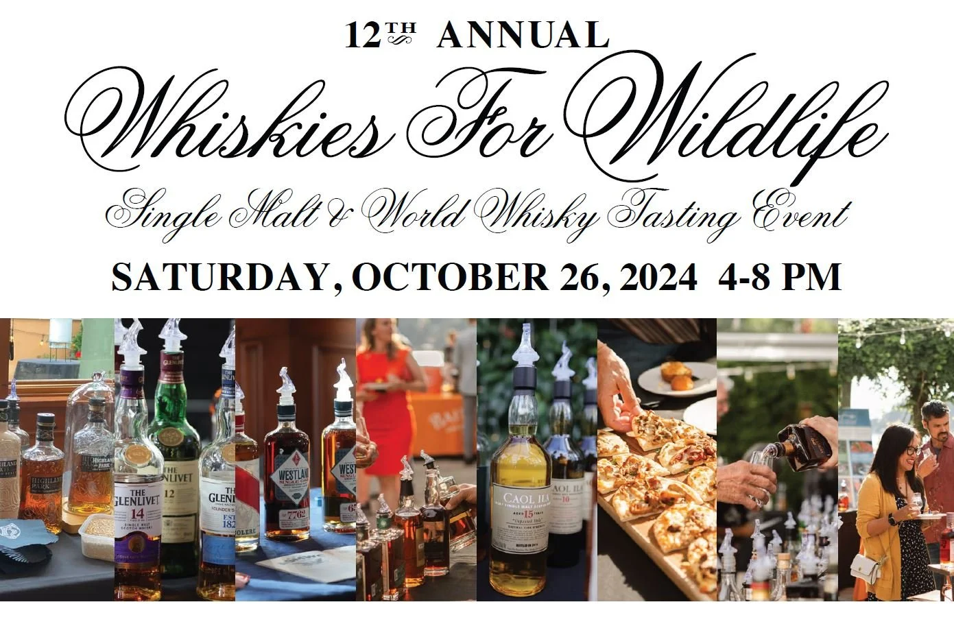 12th Annual Whiskeys for Wildlife Tasting Event
