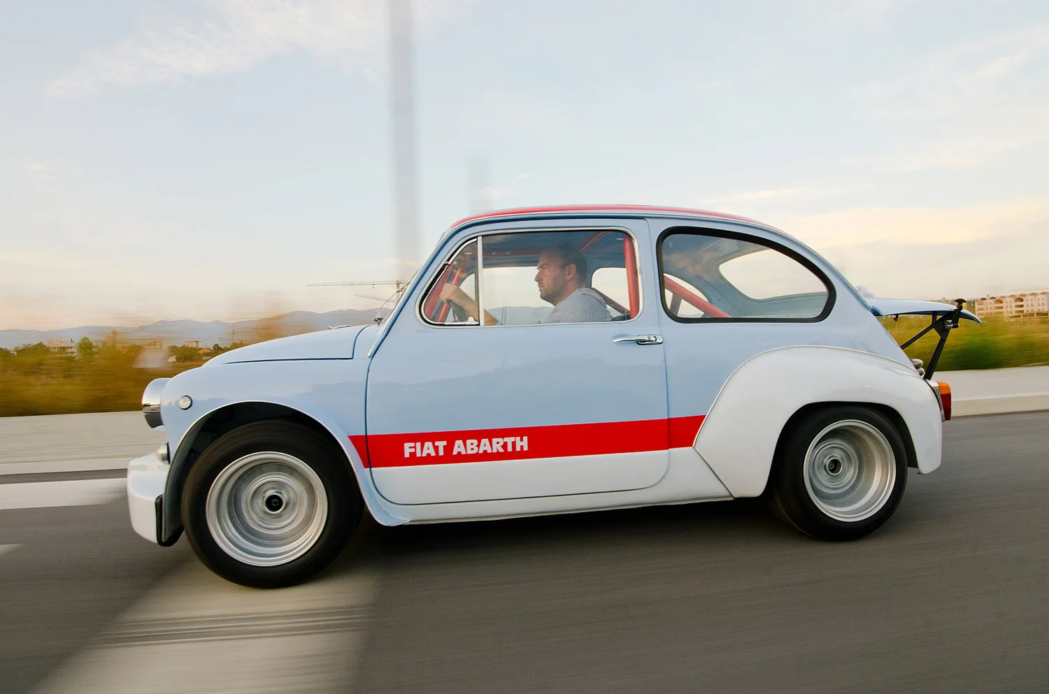 Miniature Auto Replicars Fiat Abarth 1970 échelle 1:43 – Voiture De Collection Métal