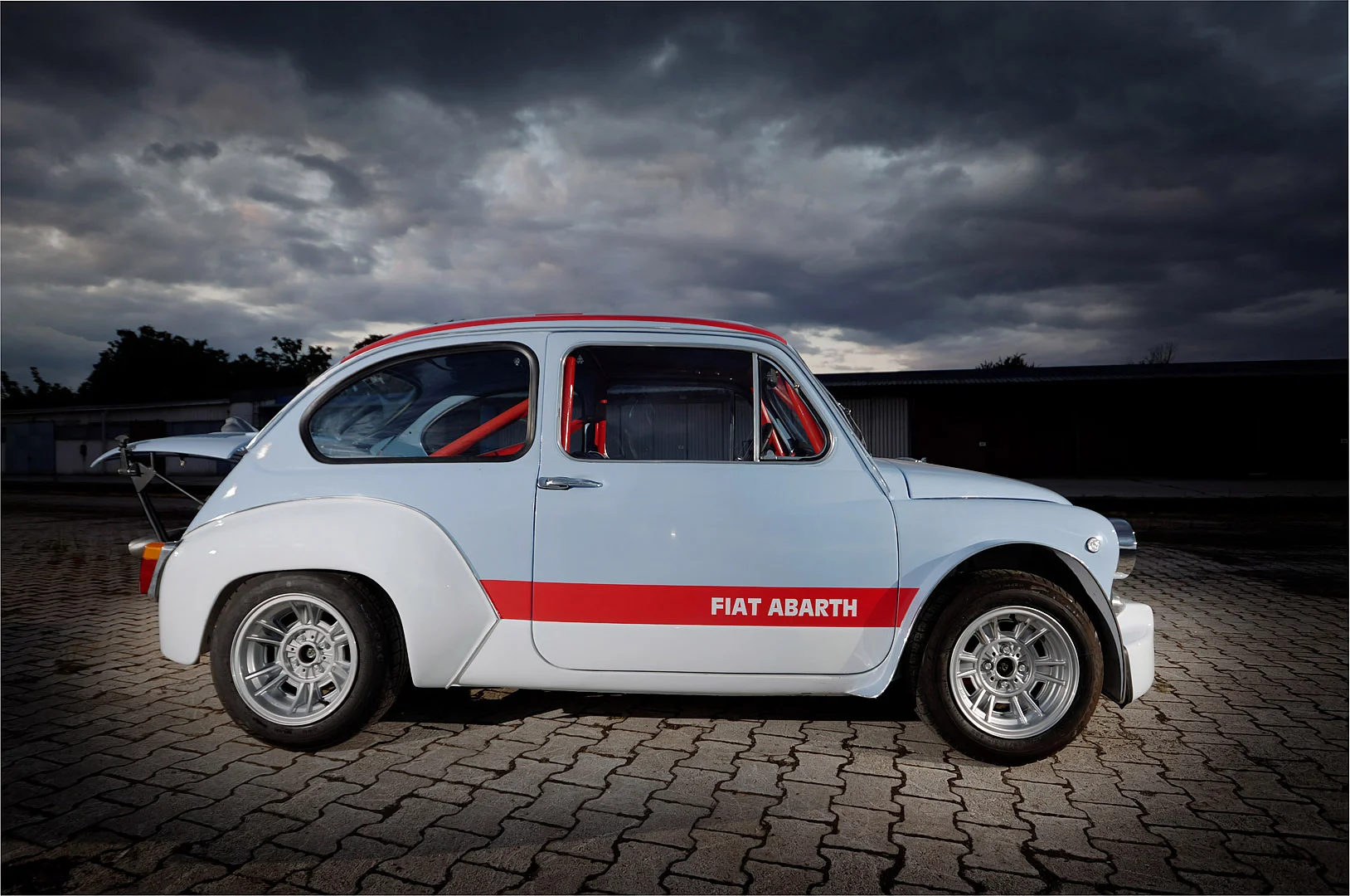 Modellino Fiat 600 Abarth 1000 Berlina Monza 1966 Scala 1:43 Brumm, Edizione 2004 Firmata