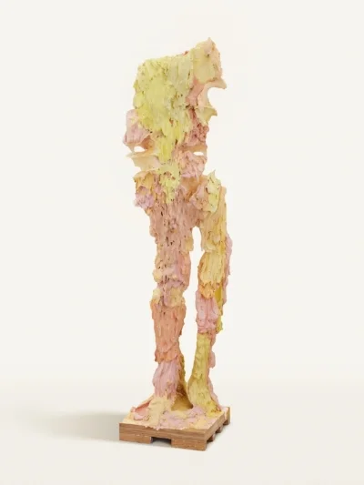 H1 , 2017 Hydrocal, steel, pigment