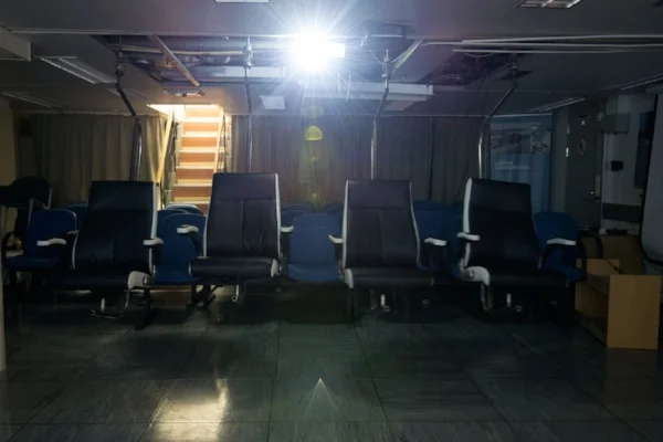 Vestibule , 2017, Antarctic Biennale, site specific video installation