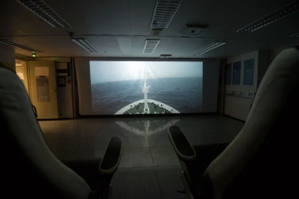 Vestibule , 2017, Antarctic Biennale, site specific video installation
