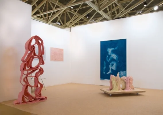 TJ Boulting Solo Booth at Art Rotterdam, 2016, The Netherlands