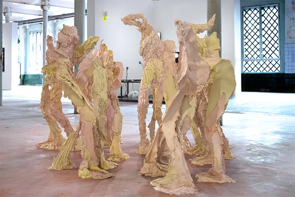 Go Out , 2016, site specific work installed at the 5th Moscow International Biennale for Young Art
