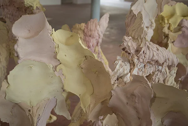 Go Out , 2016, Detail, Site specific installation, 5th Moscow International Biennale for Young Art