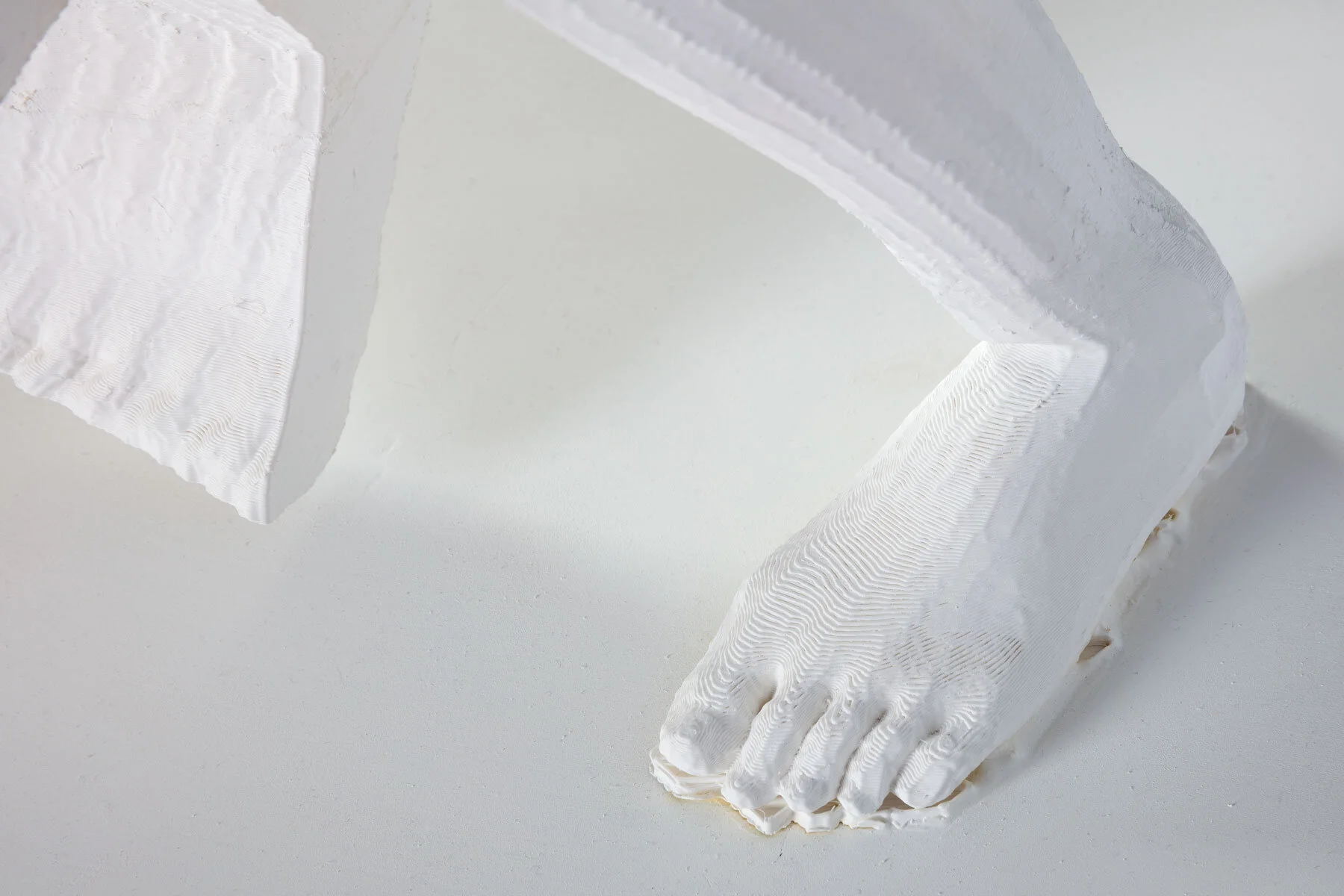 Species Specific_005 (fight) 3D printed PLA, supports 112 x 50 x 90 cm 2019