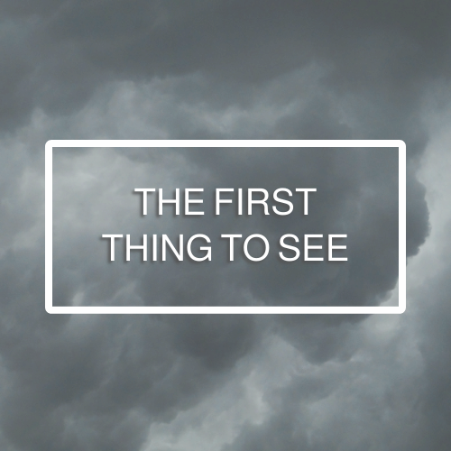 The First Thing to See