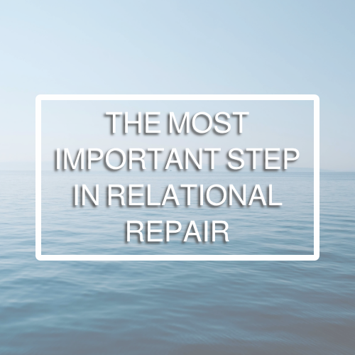 The Most Important Step in Relational Repair