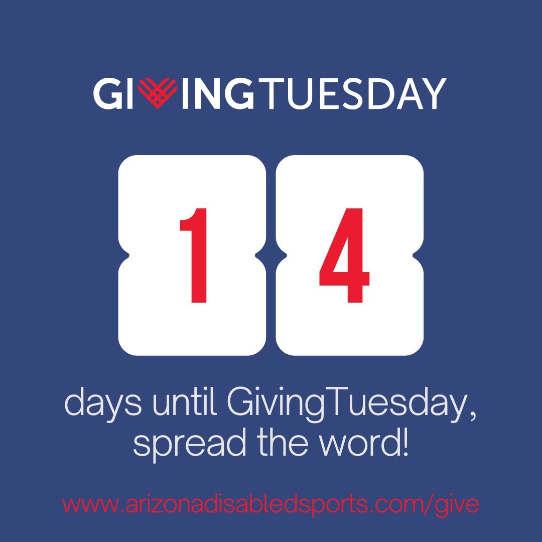 Celebrate our 35 years with a $35 donation!  Give today or Giving Tuesday, December 3rd! https://www.arizonadisabledsports.com/give