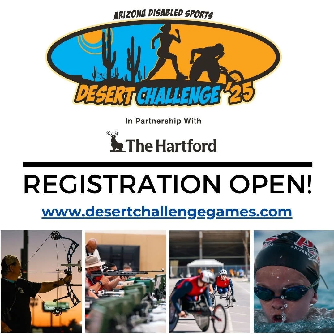 Registration is live for the 2025 Desert Challenge Games in Partnership With @thehartford May 28th - June 1st.

AzDS is excited to welcome athletes from all over the world to the East Valley. The Desert Challenge Games will offer competitions in Shoo