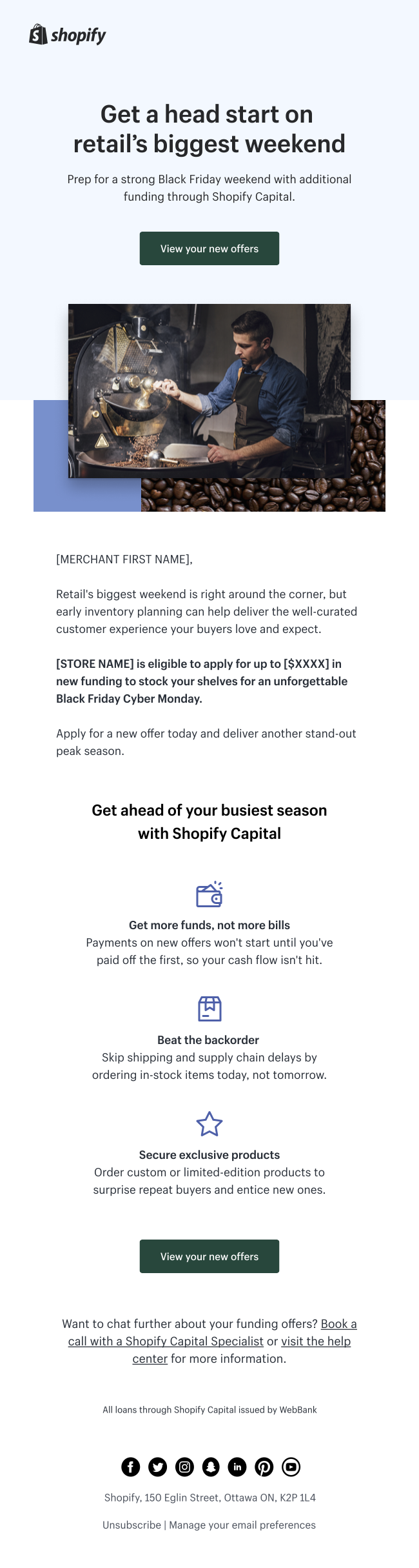 Shopify Capital - Email