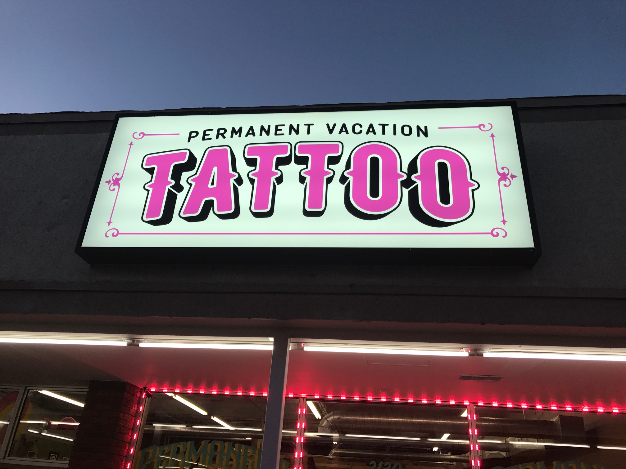 Permanent Vacation Tattoos