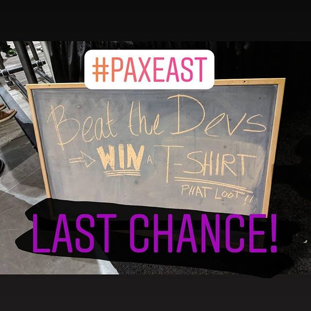 Beat the devs!
.
.
.
.
.
.
.
#paxeast #paxeast2019 #gameconference #gameconvention #giveaway #competiton #lemnisgate #gamedev #indiedev #indiegamedev #indiestudio #timetravel #onlinegaming #pcgaming #videogameaddict #gamedevelopers #gamedev #testedongamers #ratloopcanada #picoftheday