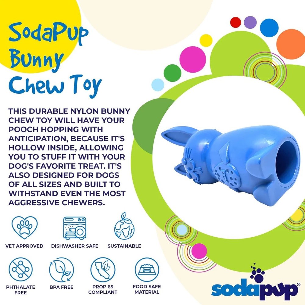 Nylon Bunny Durable Chew Toy and Enrichment Toy