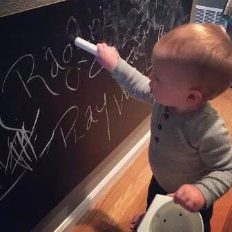 #tinyhandletterer #takesafterhisaunt...orrr his mom 😉 #thenextgreatartist