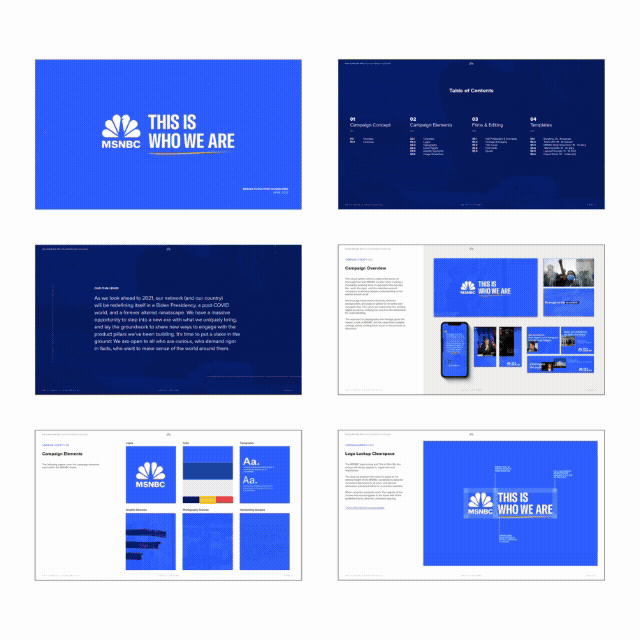 Creative: Brand Guidelines 
Client: Various
Role: Designer

