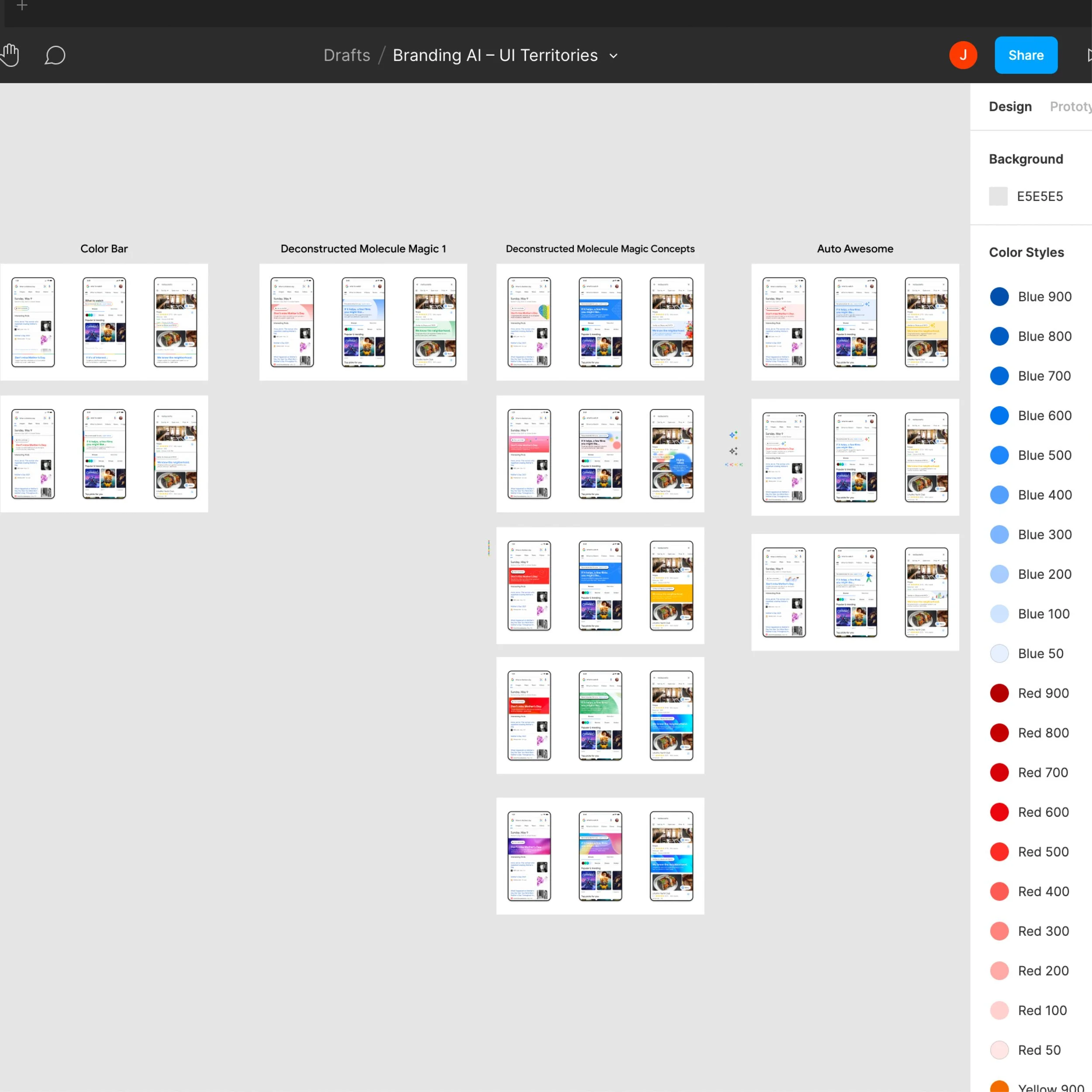 Agency: Arts & Letters
Client: Google
Role: Designer
Google product design exploration.