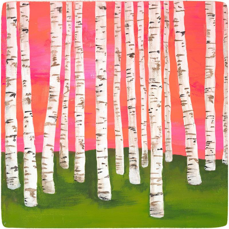 Birch Forest No. 7