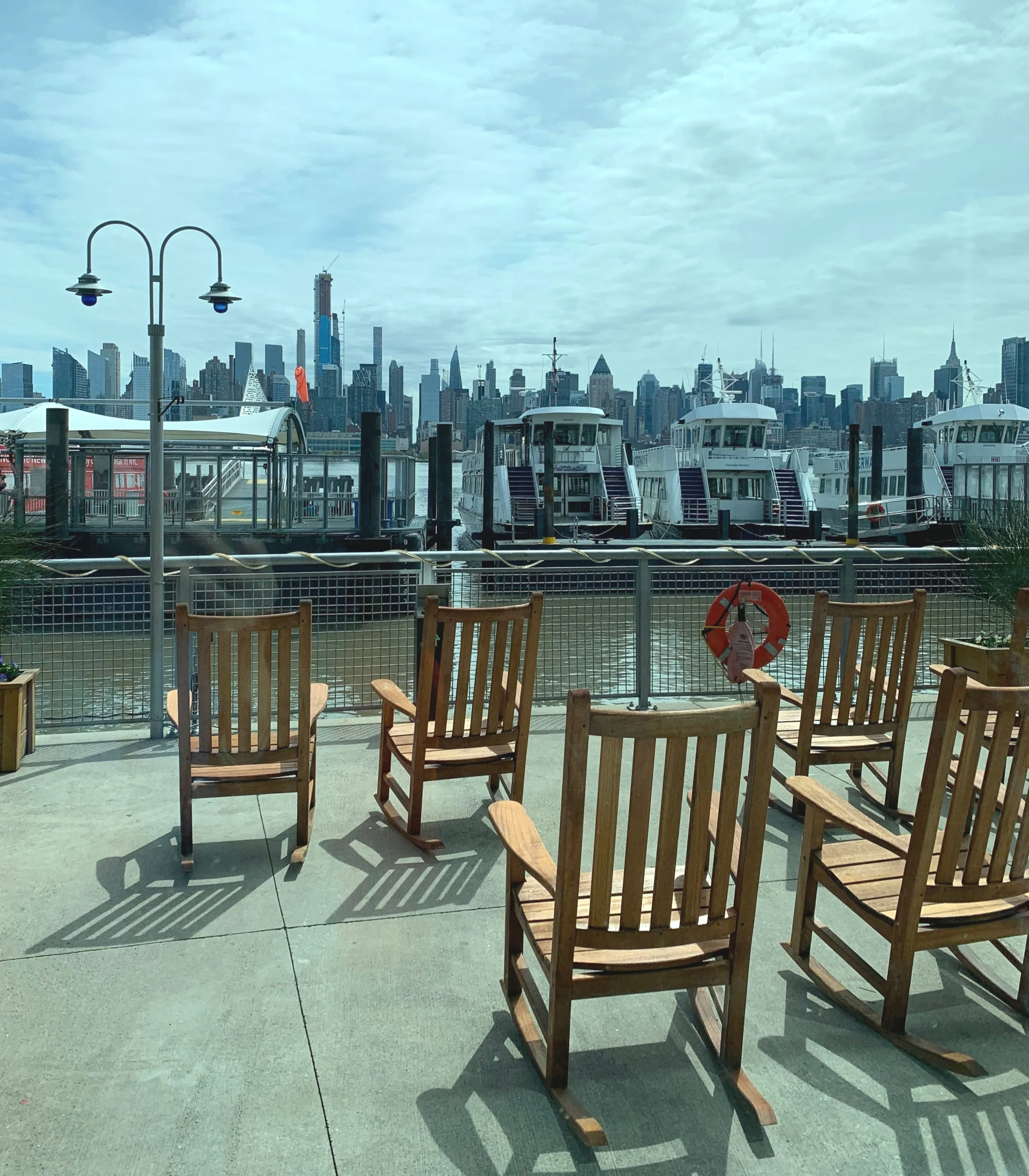 Waiting for the Ferry in Weehawken, NJ
