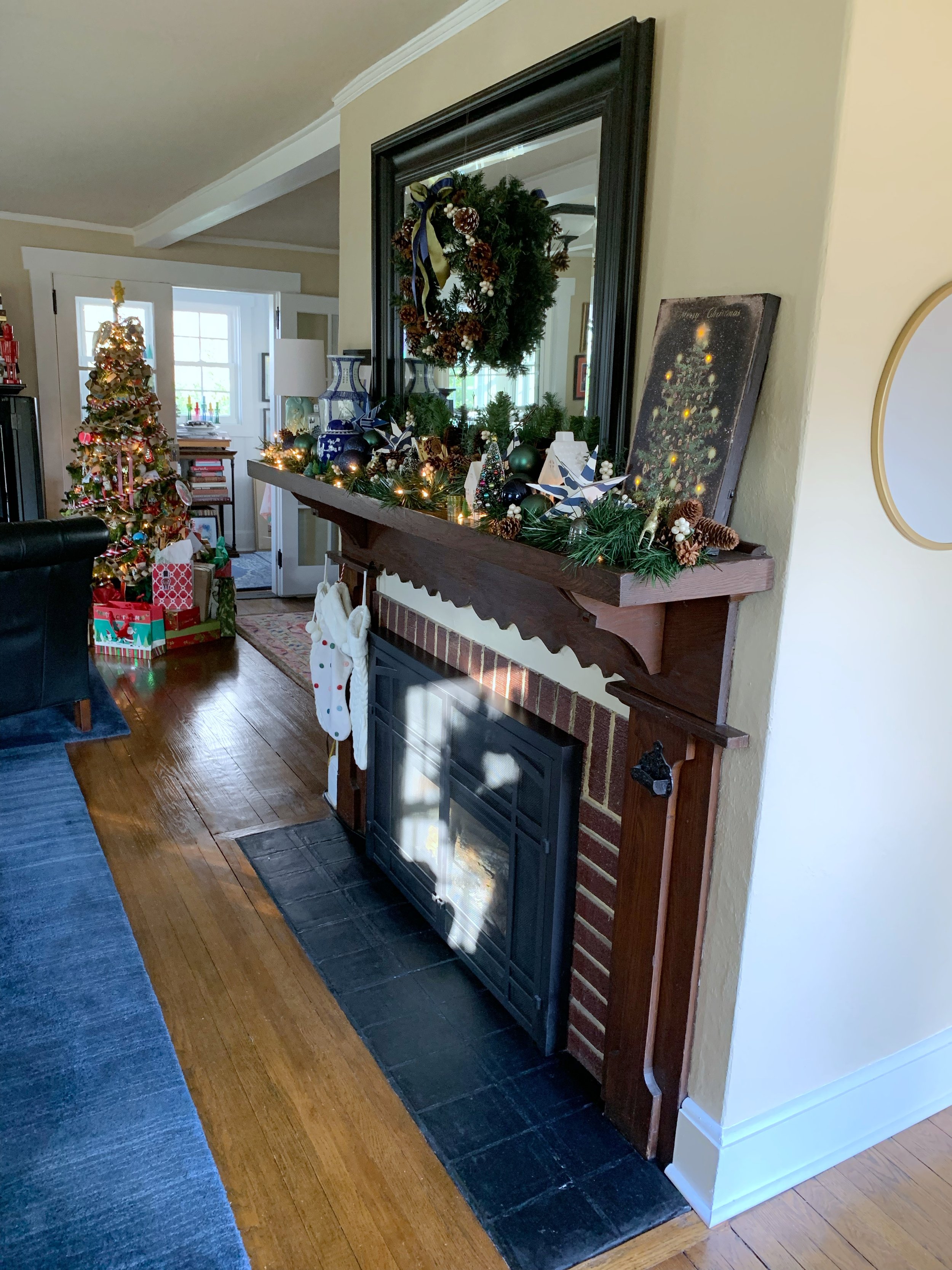 Mantel and Tree and Sunporch 2021.jpg