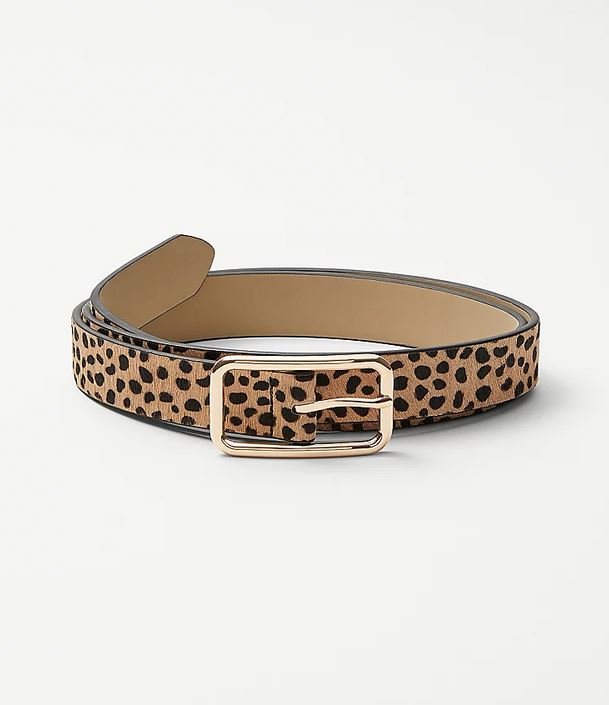 Spotted Haircalf Skinny Belt.JPG