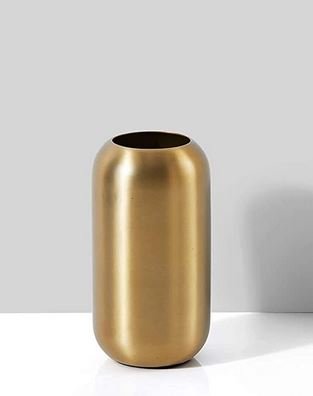 Matte Gold Capsule Vase 5.5