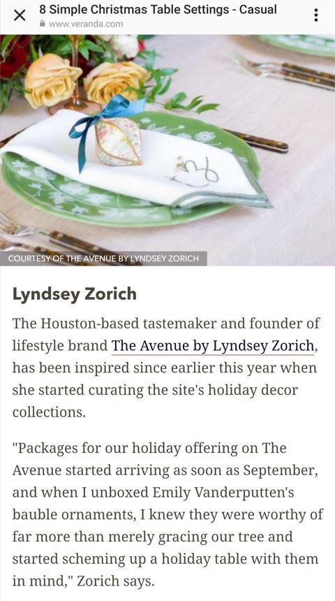 Lyndsey Zorich of The Avenue