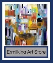 Ermilkina Art Store Logo with Art with Blue smaller.JPG
