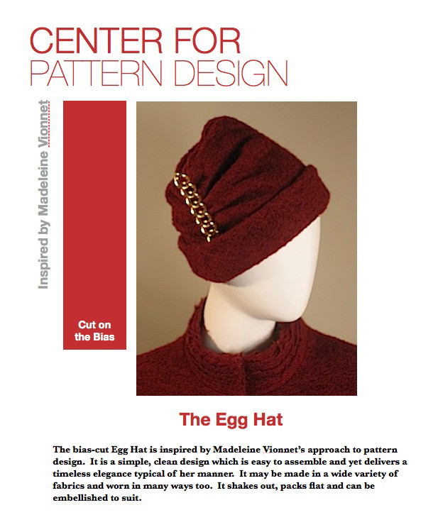 egg hat Center For Pattern Design Sewing Patterns