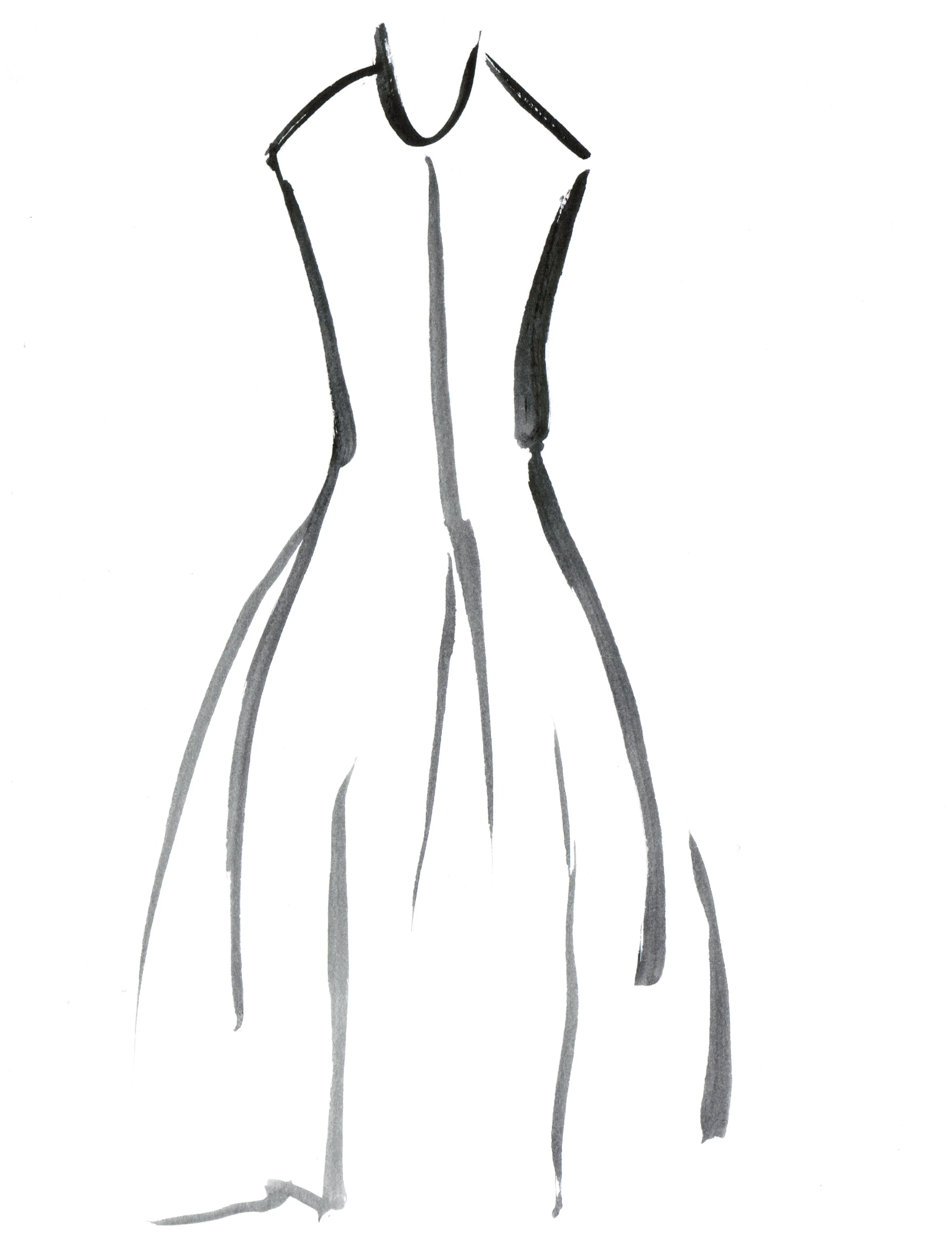 The Pyramid Dress Pattern (Edges Crumpled)