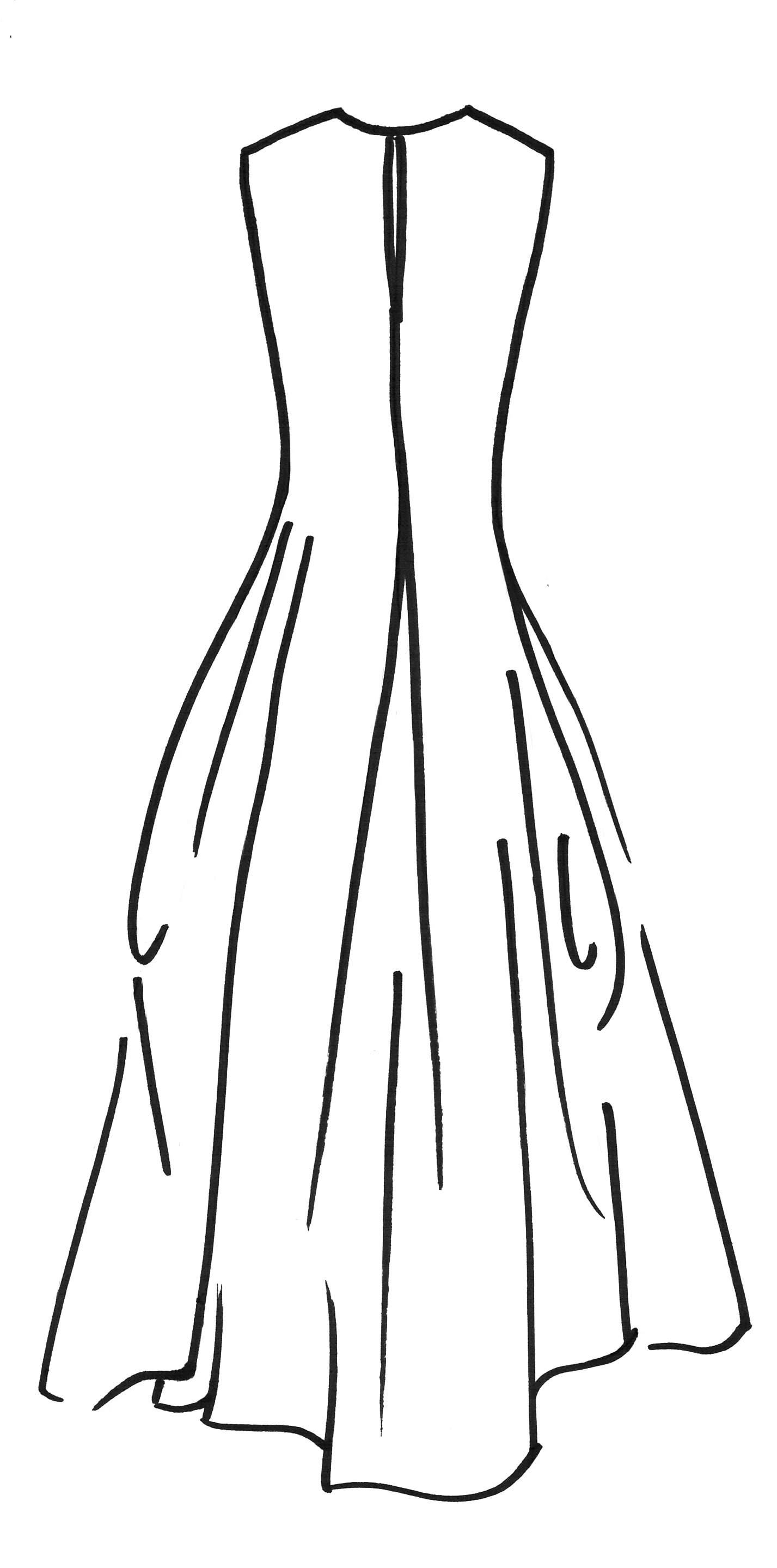Pyramid Dress Center for Pattern Design