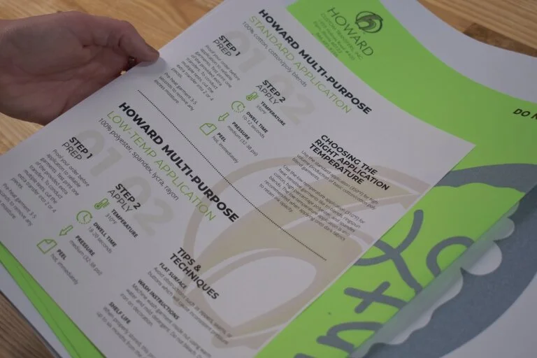 Application instructions are included with every order.