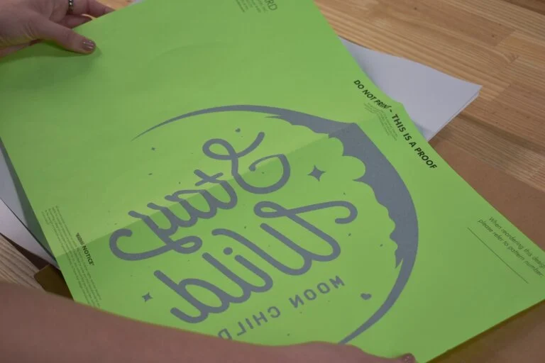 The green pattern sheet is a proof and NOT a usable, printable transfer.