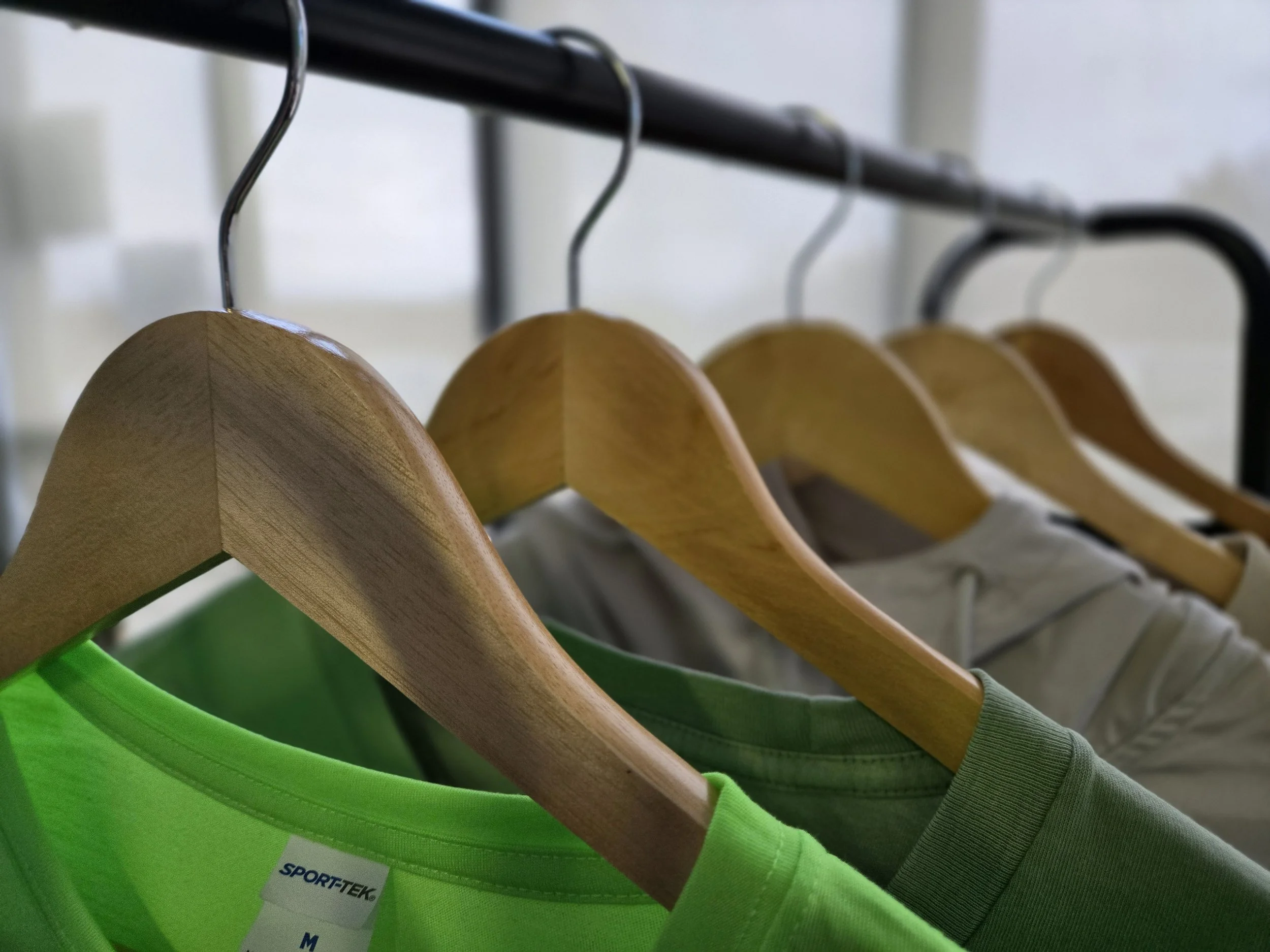 Showroom displaying curated samples in the right order, emphasizing strategic presentation over quantity to guide customer choices.