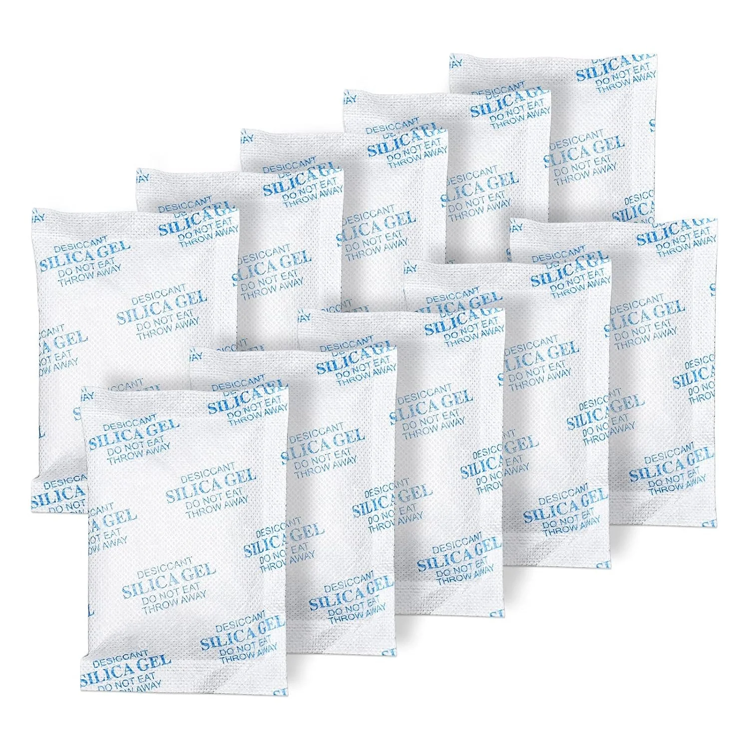 silica gel packs are used to control excess moisture when storing custom screen print and dtf transfers