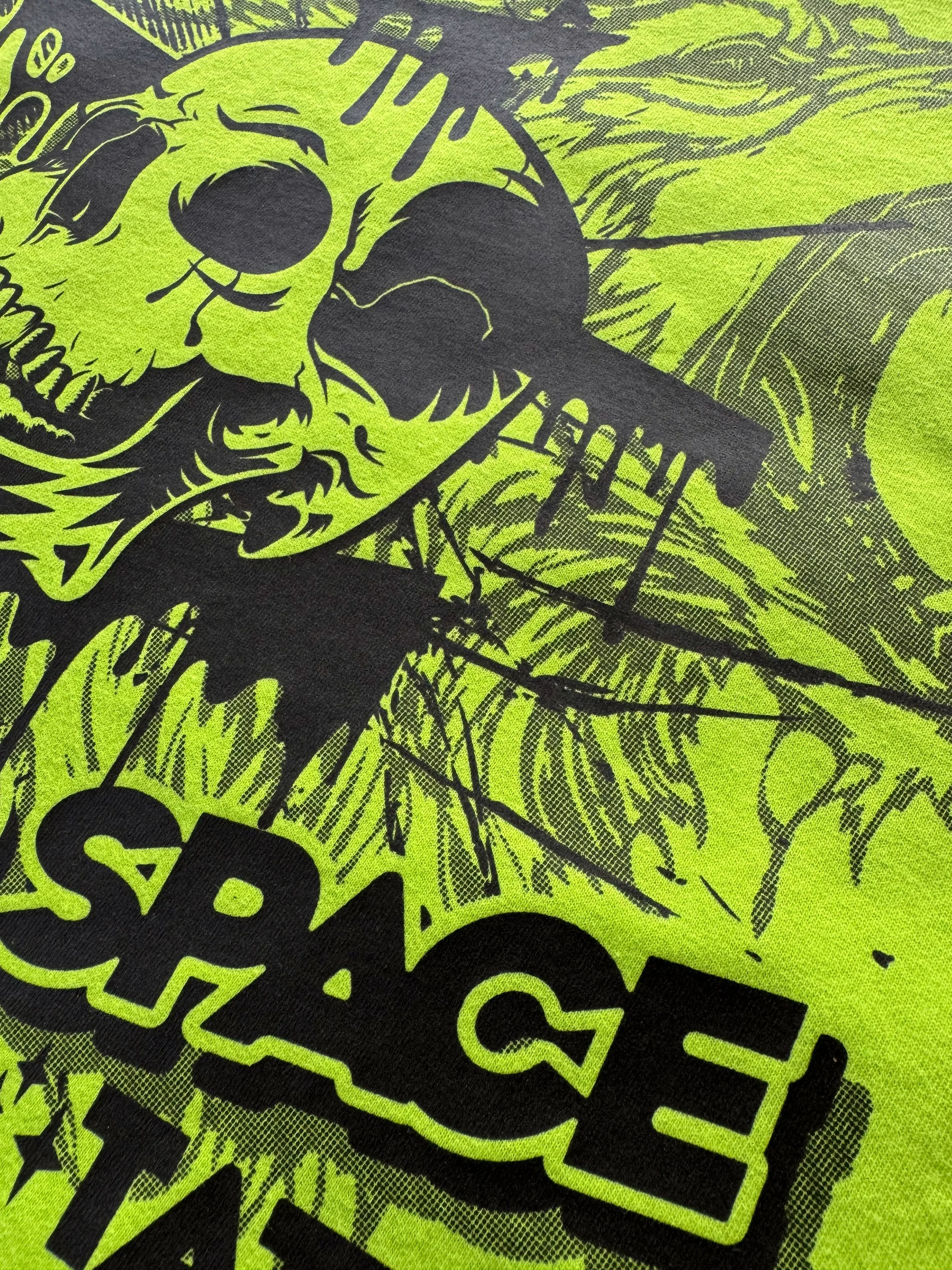 Close-up of one-color Howard Multi-Purpose transfer with halftones showing fine detail and texture on apparel