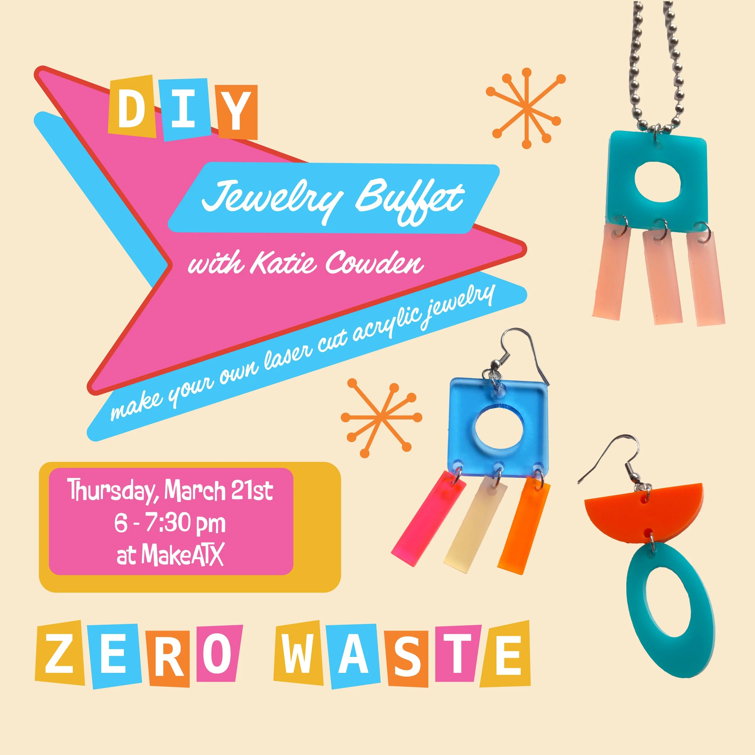 DIY Jewelry Buffet Class with Katie Cowden - Zero Waste!