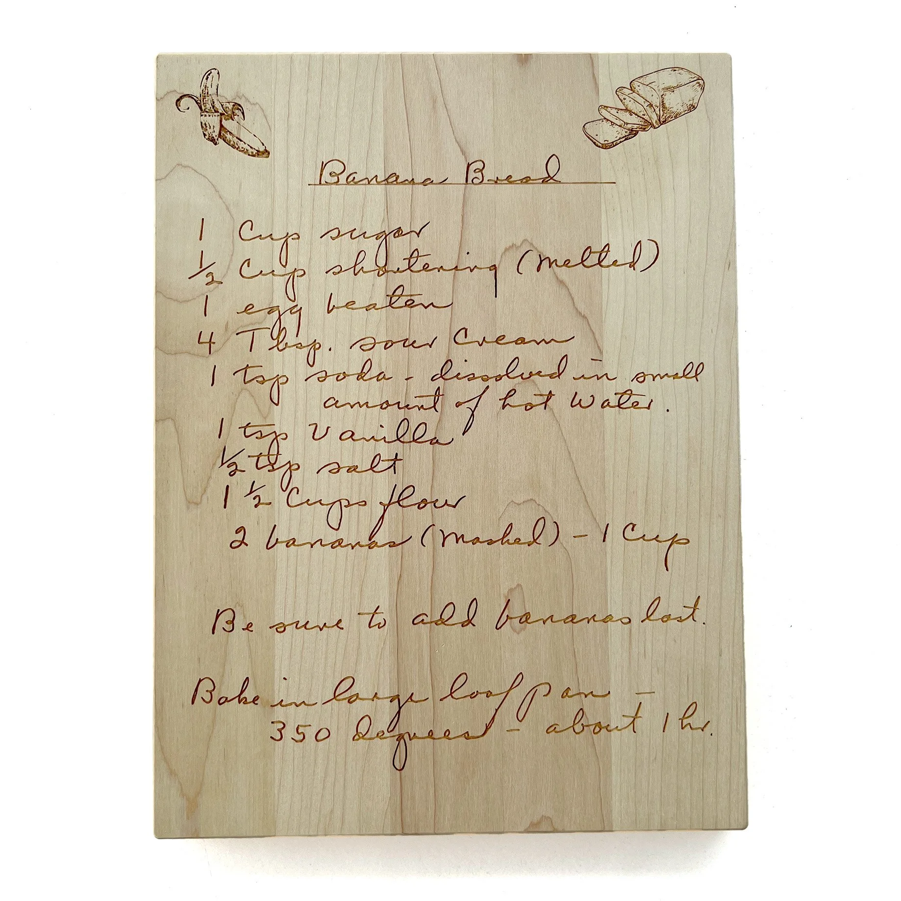 Custom Engraved Cutting Board