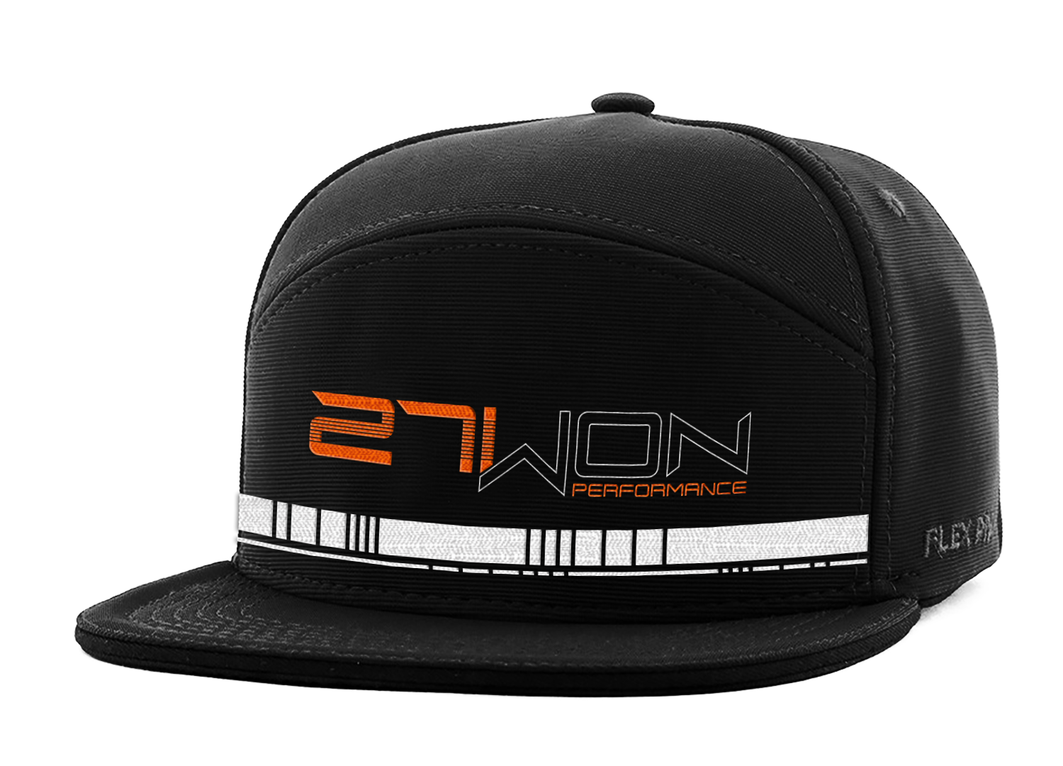 Hat - 27WON - LAUNCH 2017 - Front-Logo+Racing Stripe.png