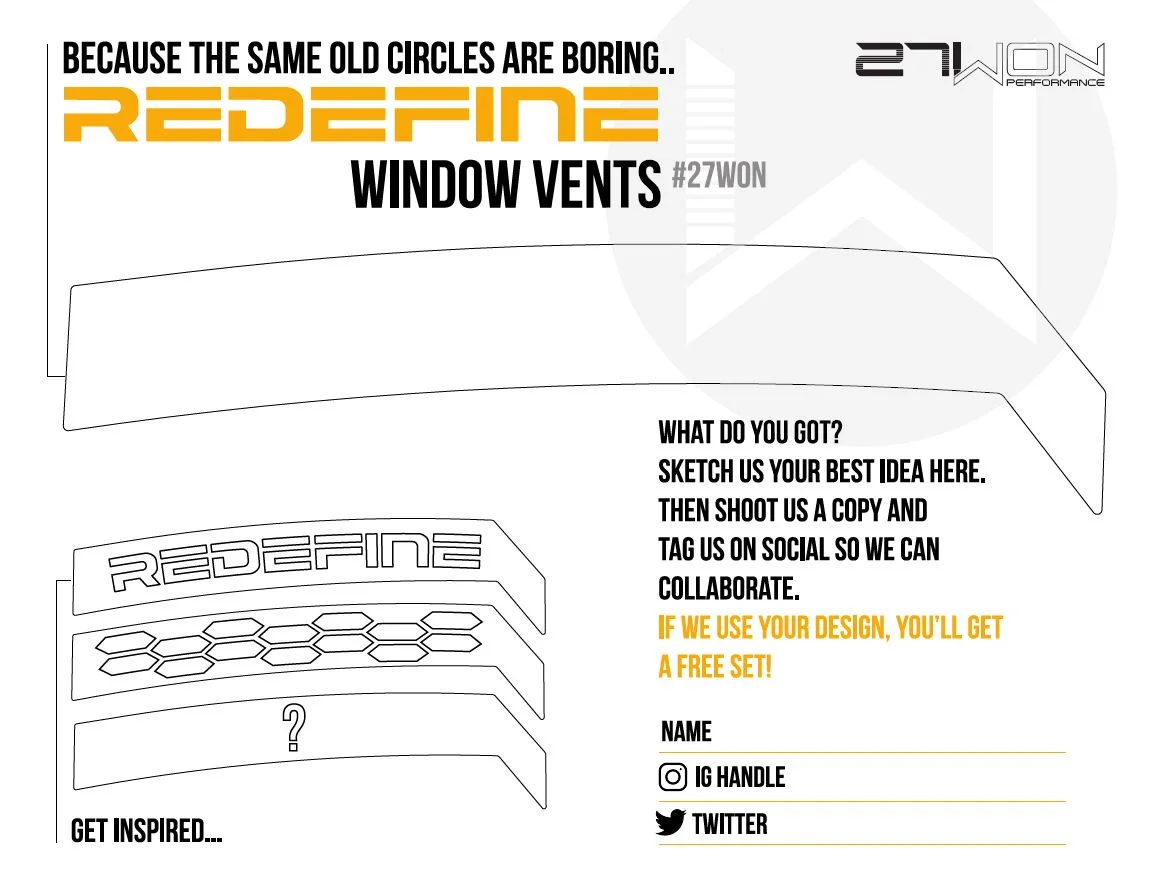 27WON wants YOUR Creative Help!