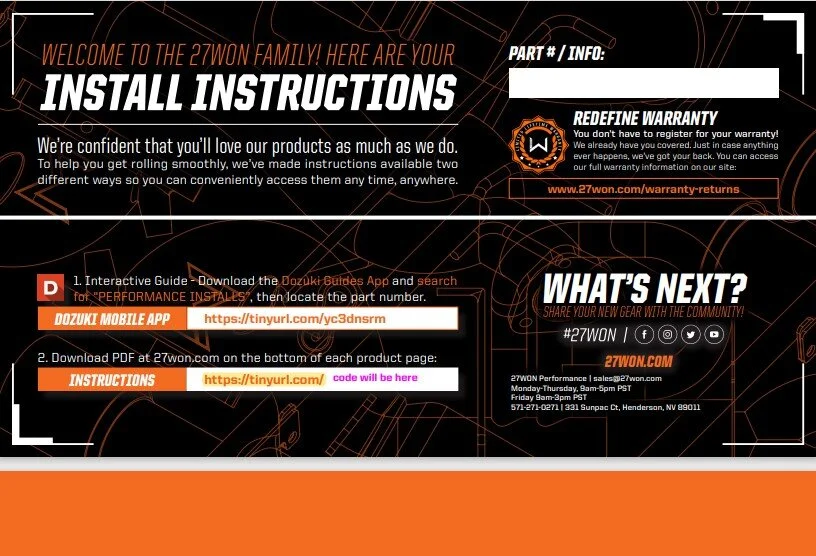 Using 27WON Install Instructions: Getting the Job Done Right