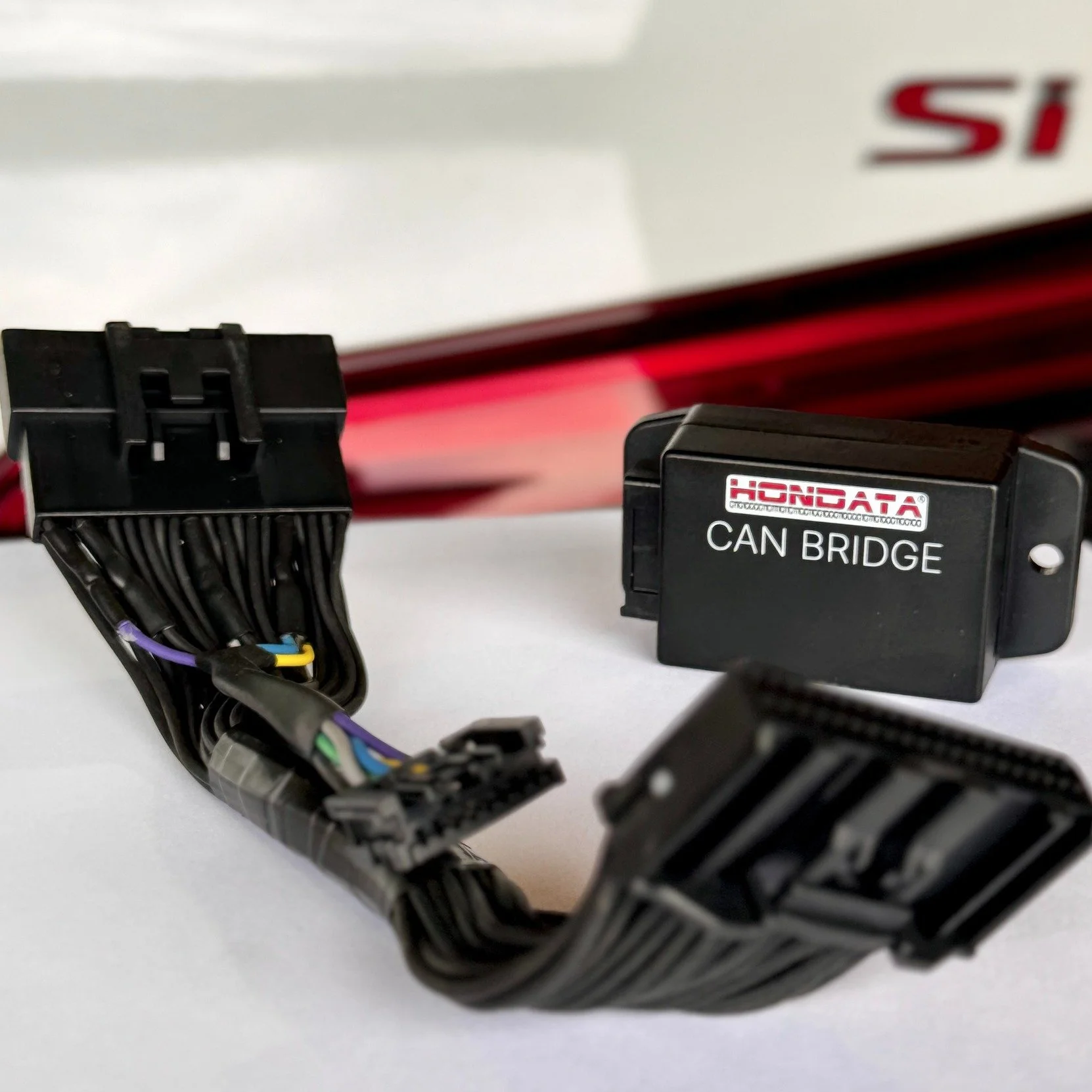 Don&rsquo;t forget to pick up a Hondata Can Bridge!

The Hondata CAN Bridge is a 100% necessary mod for anyone who wants to get more power out of their [USDM] 2025+ Civic Si by using a Hondata FlashPro. 

Able to be installed in minutes, this next le