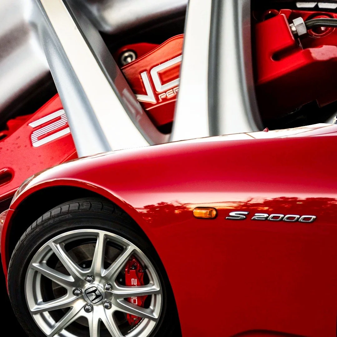 Brake BIGGER &amp; EASIER with our S2000 Big Brake Kit. 

Front kits come equipped with:

🛑 4 Piston Calipers
🛑 330mm 2-Piece Rotors
🛑 Stainless Steel Brake Lines
🛑 Our Sport Brake Pads
🛑 All the hardware you need for a painless install

Rear ki