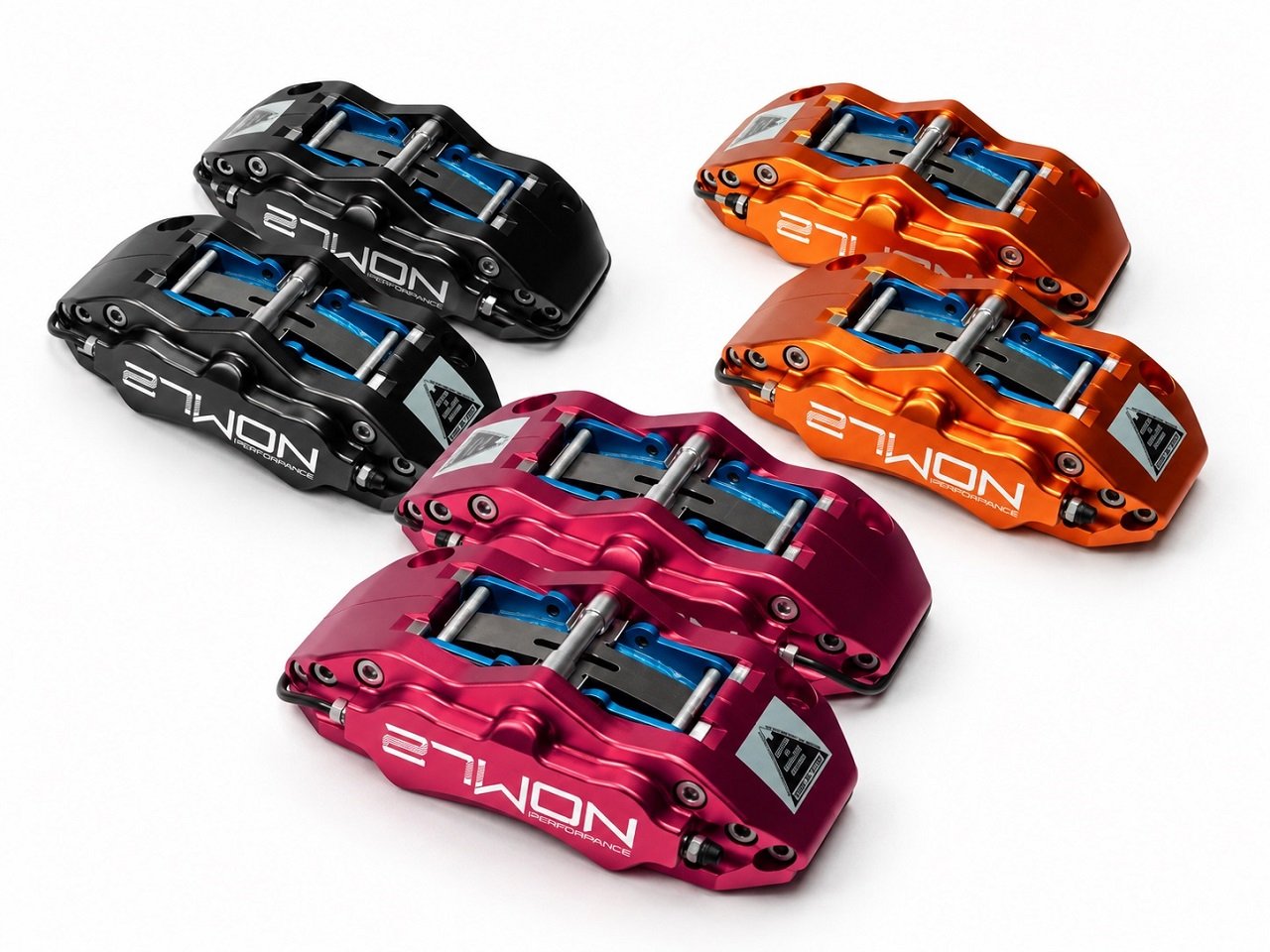 New 4-Piston Brake Caliper Upgrade for 10th &amp; 11th Gen Honda Civic 2.0NA/1.5T &amp; Acura Integra 1.5T