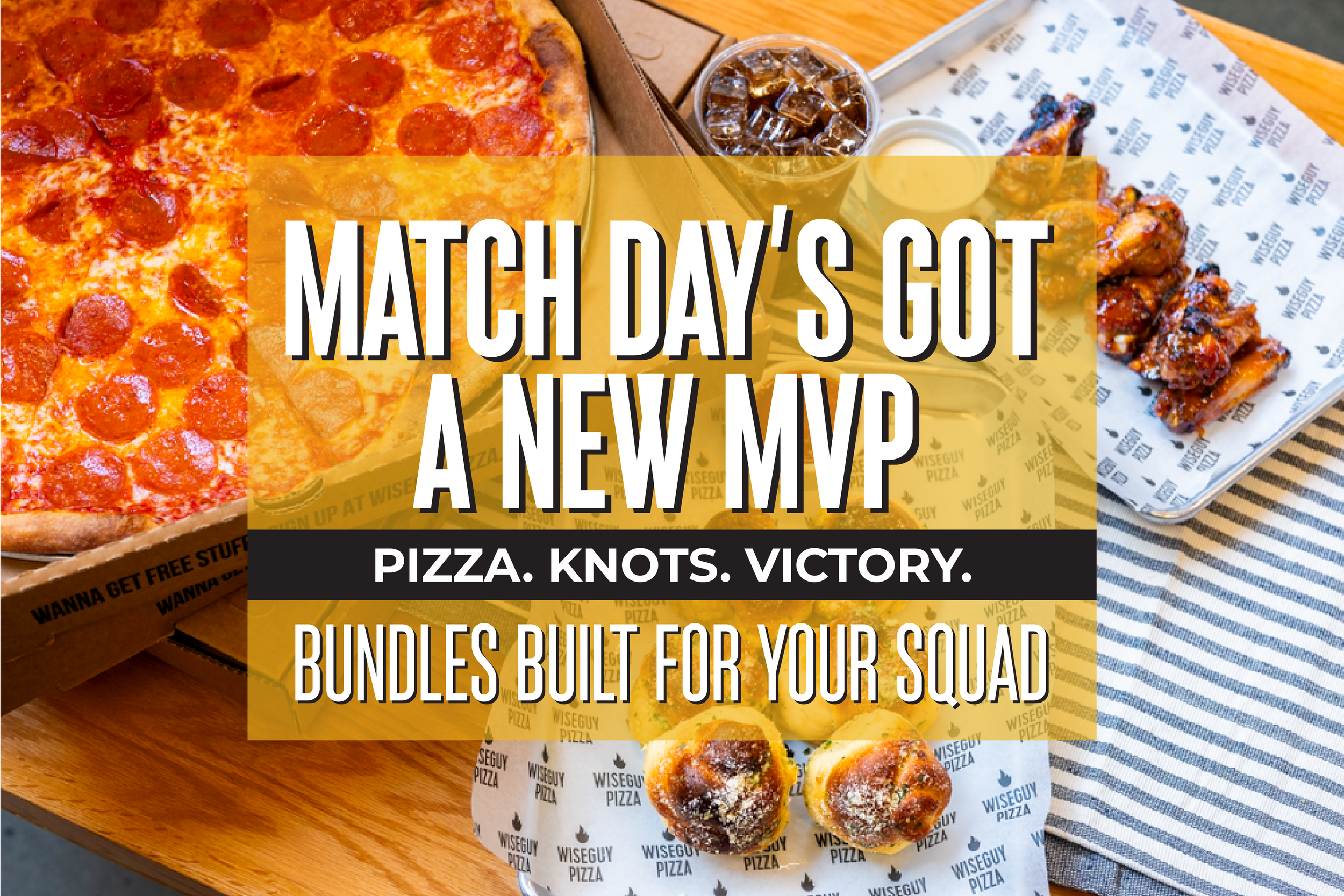 Match Day’s Got a New MVP. ⚽🍕