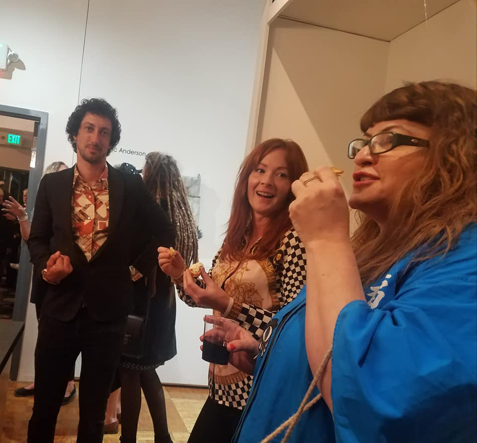 ERIC ANDERSON NOT SO HAPPY WITH HAVING HIS PHOTO TAKEN by Vy at the Private Party - stay tuned for next party!